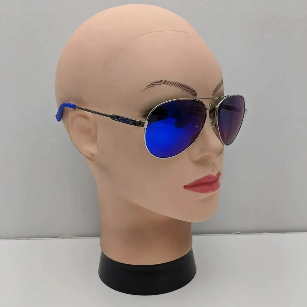 🕶️ Guess GU7228 SI-4 Aviator Sunglasses 57/14 135 /ALA657🕶️